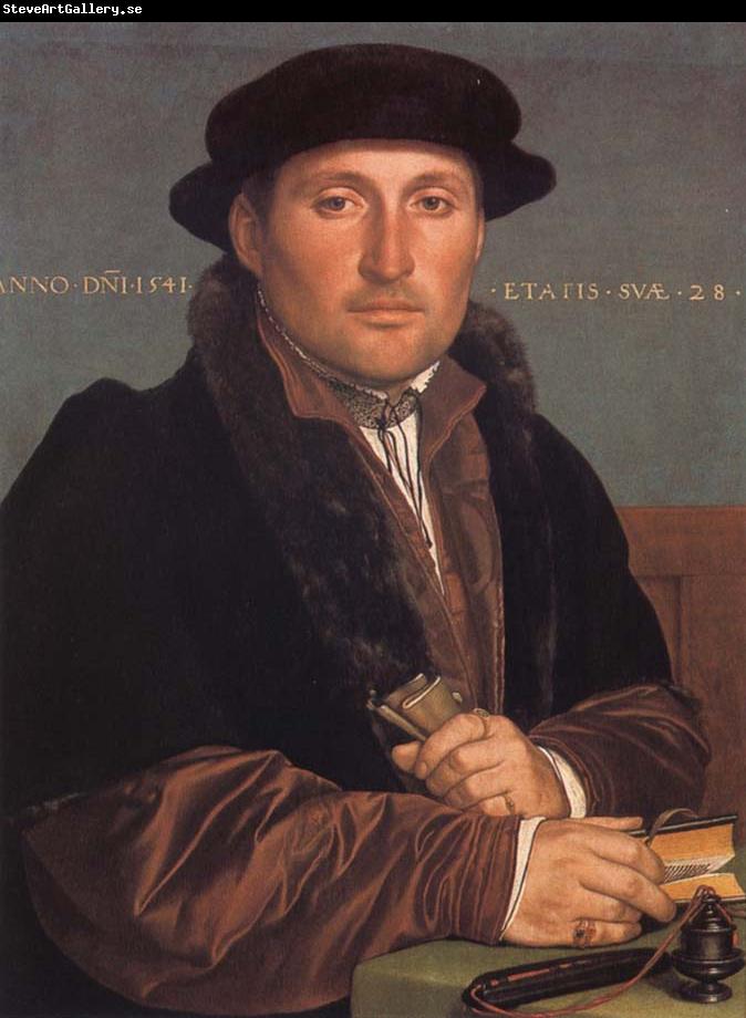 Hans holbein the younger Portrait of a young mercant